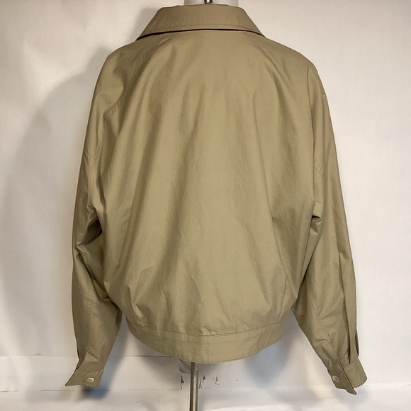 Ralph Lauren womens plaid wool jacket size large reversible to Tan jacket - Picture 10 of 11